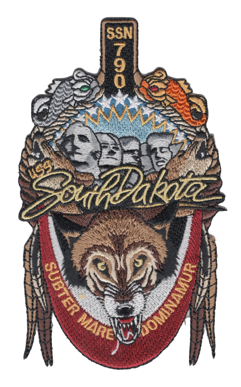 USS SOUTH DAKOTA SSN 790 PATCH