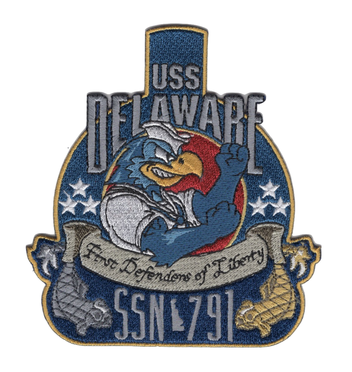 USS DELAWARE SSN 791 PATCH
