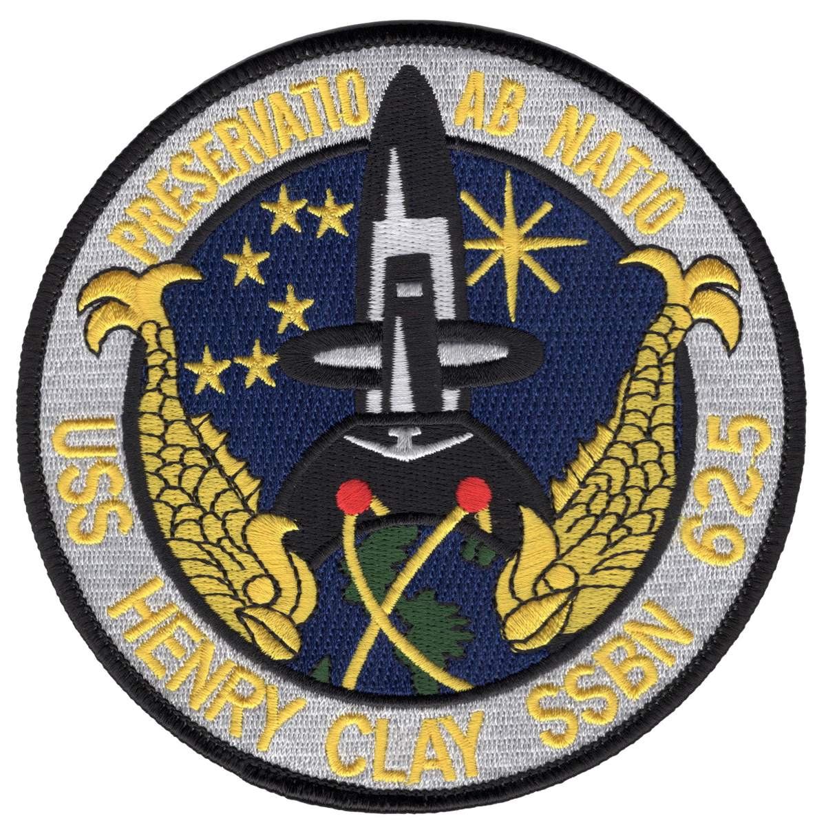 USS HENRY CLAY SSBN 625 PATCH