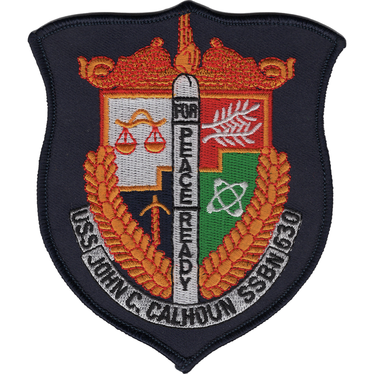 USS JOHN C CALHOUN SSBN 630 PATCH