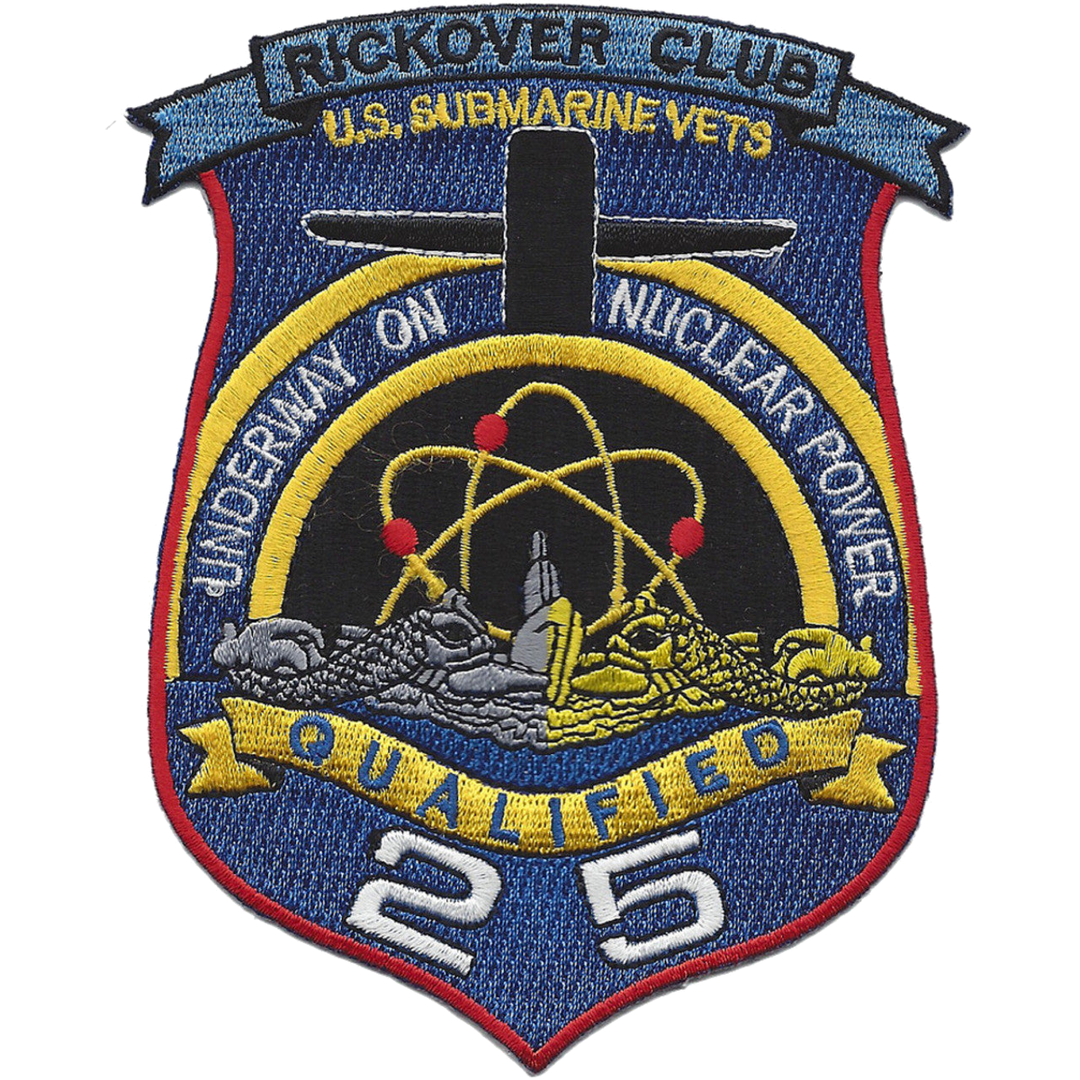 Rickover Club 25 years PATCH