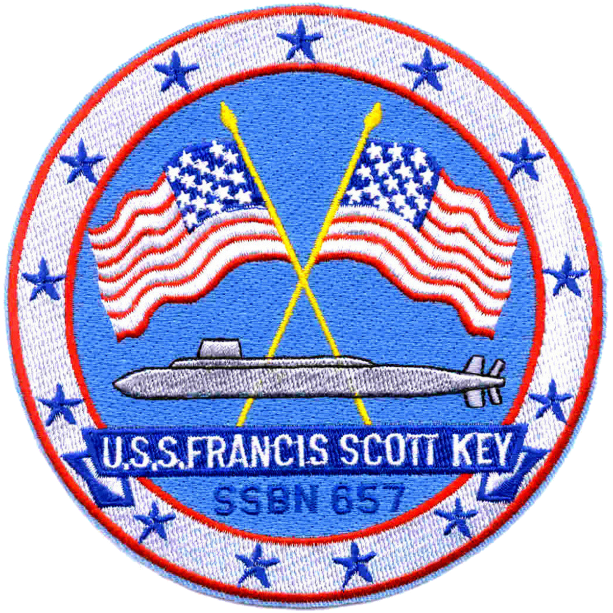 USS FRANCIS SCOTT KEY SSBN 657 PATCH