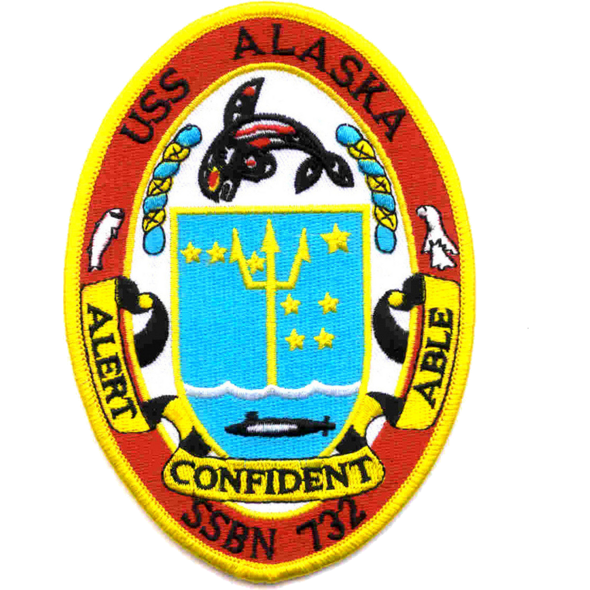 USS ALASKA SSBN 732 PATCH