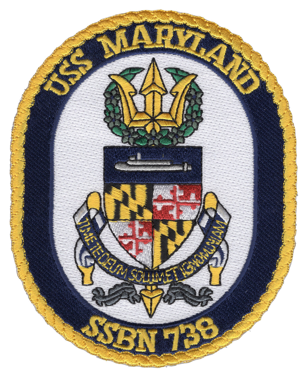 USS MARYLAND SSBN 738 PATCH