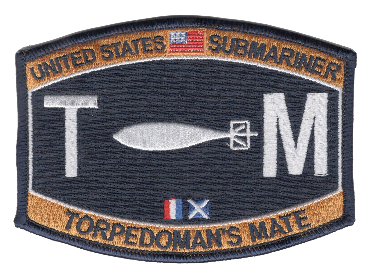 RATING Torpedoman'S MATE TM PATCH Torpedo
