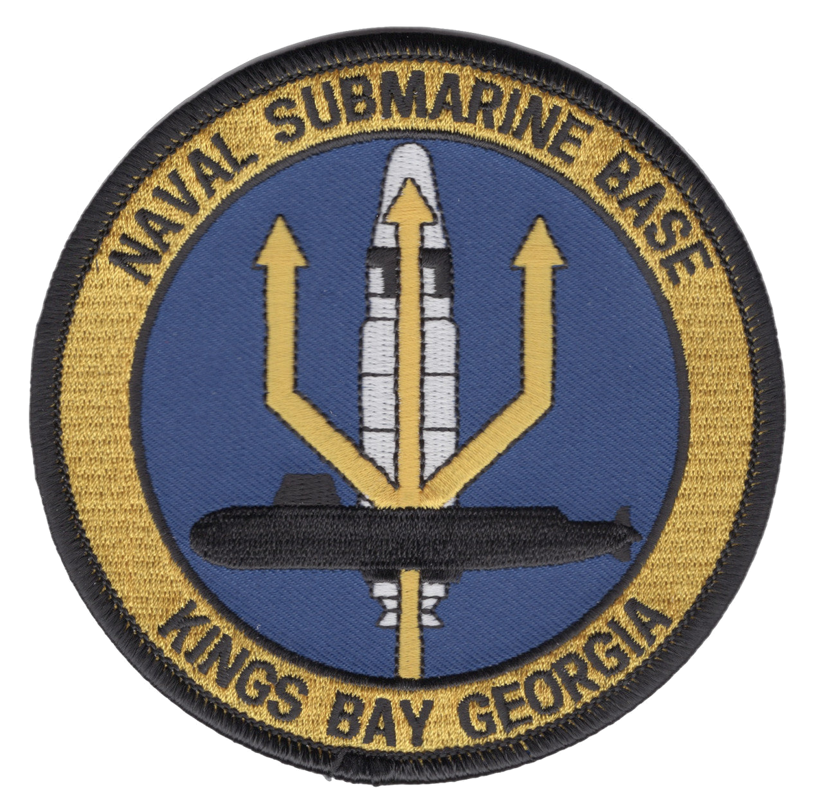 NAVAL SUBMARINE BASE KINGS BAY COMMAND PATCH