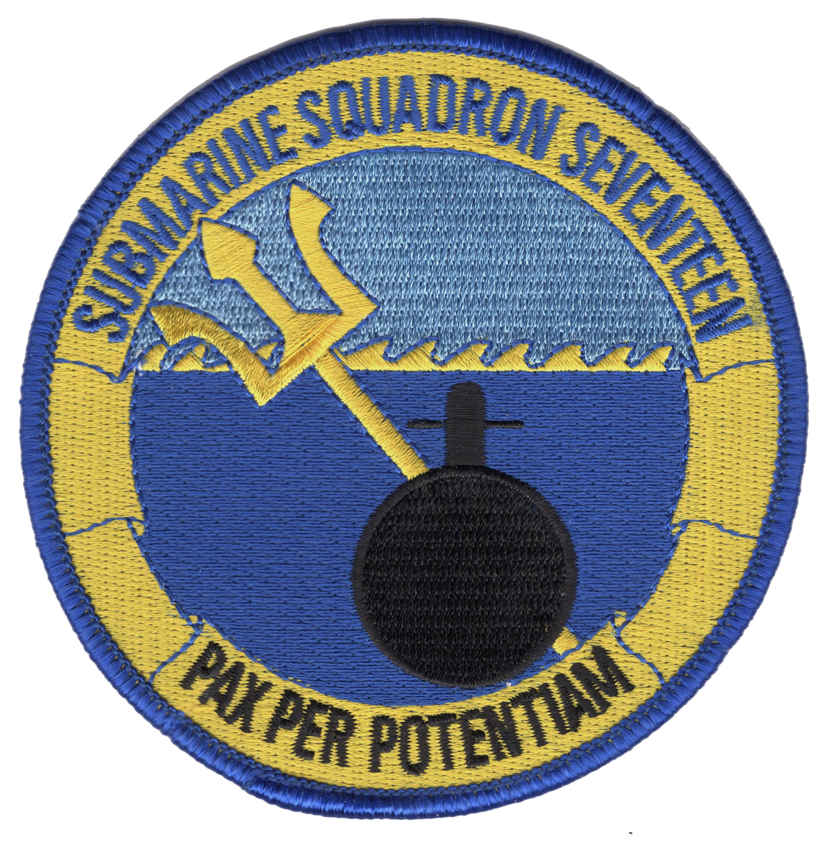 SUBMARINE SQUADRON SEVENTEEN / SUBRON 17 PATCH
