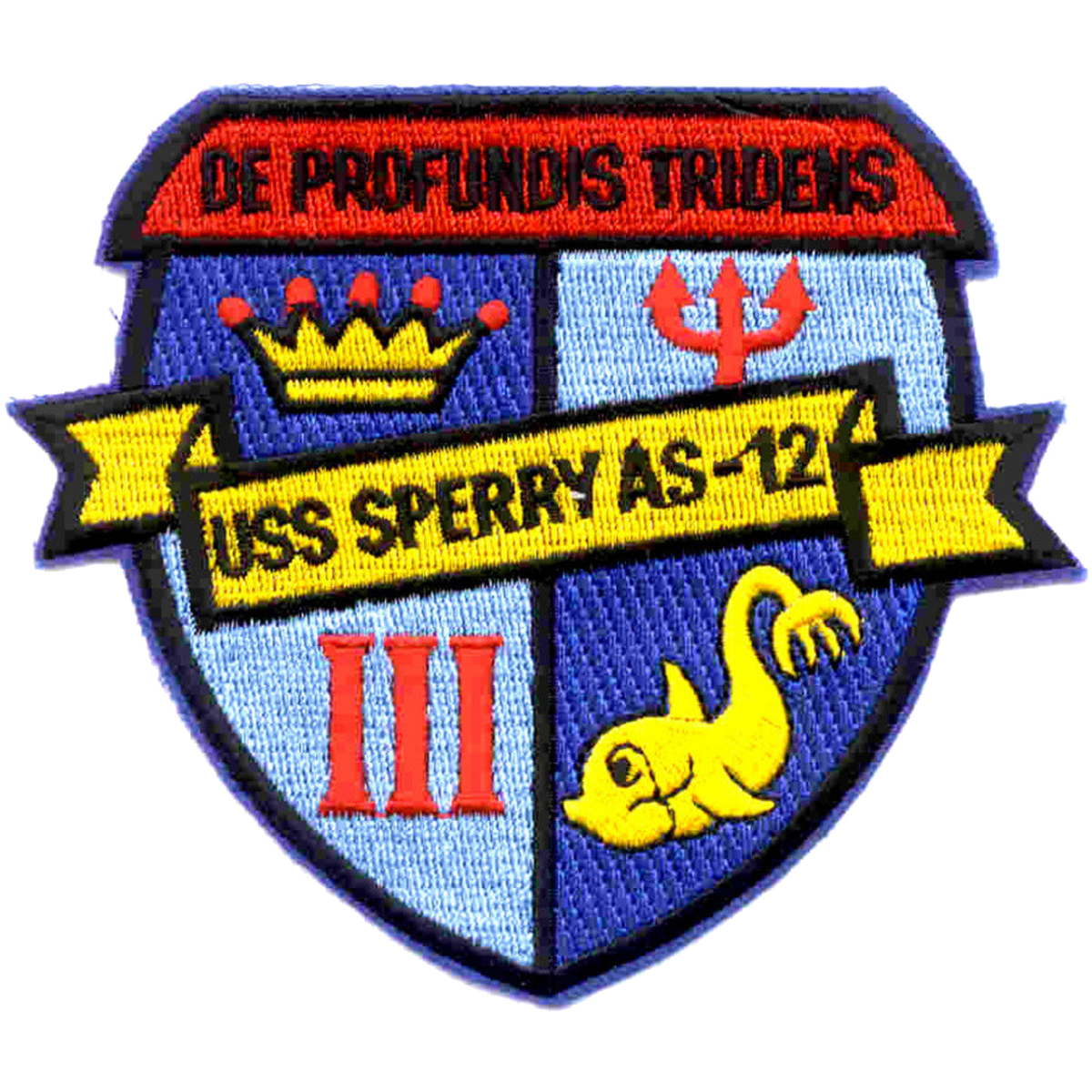 USS SPERRY AS - 12 PATCH