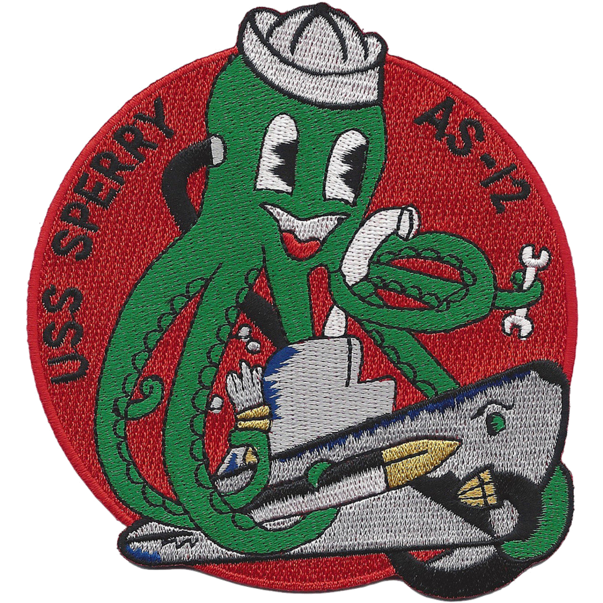 USS SPERRY AS - 12 OCTOPUS PATCH