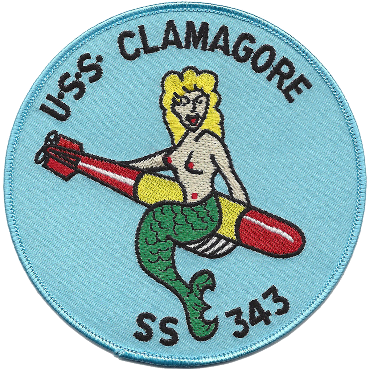 USS CLAMAGORE SS - 343PATCH