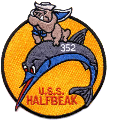 USS HALFBEAK SS 352 PATCH