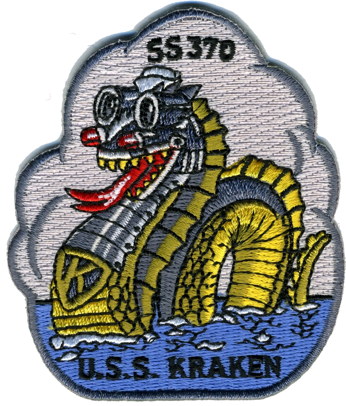 USS KRACKIN SS 370 PATCH