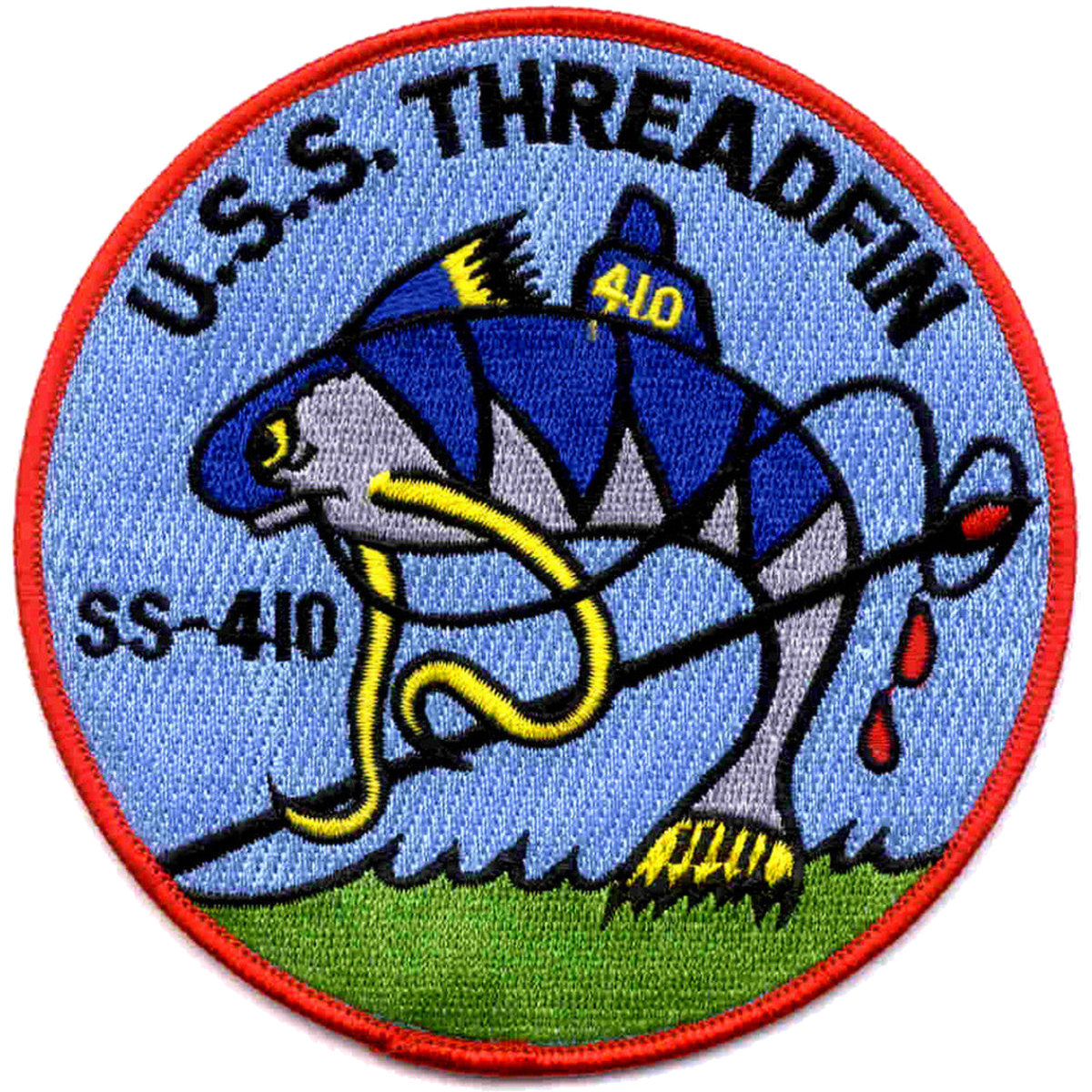 USS THREADFIN SS 410 PATCH