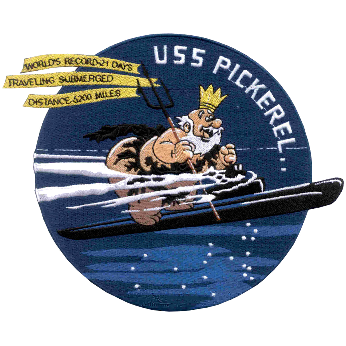 USS PICKEREL SS 524 PATCH