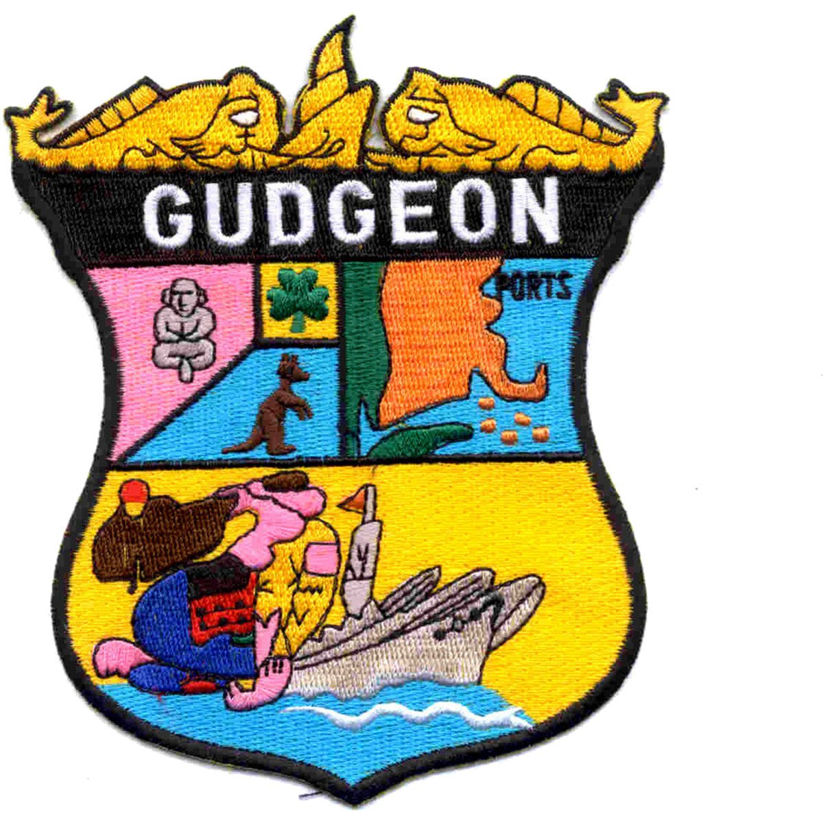 USS GUDGEON SS 567 PATCH