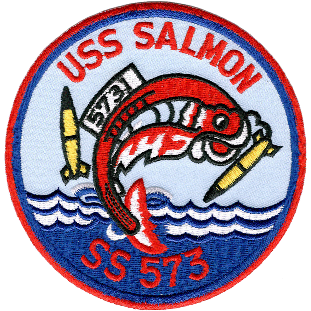 USS SALMON SS 573 PATCH