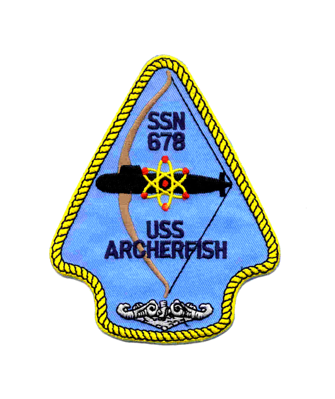 USS ARCHERFISH SSN 678 PATCH
