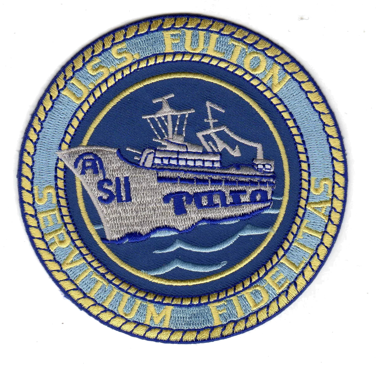 USS FULTON AS 11 Patch