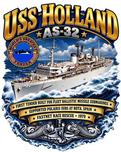 USS Holland AS -32 Dynamic Clothing