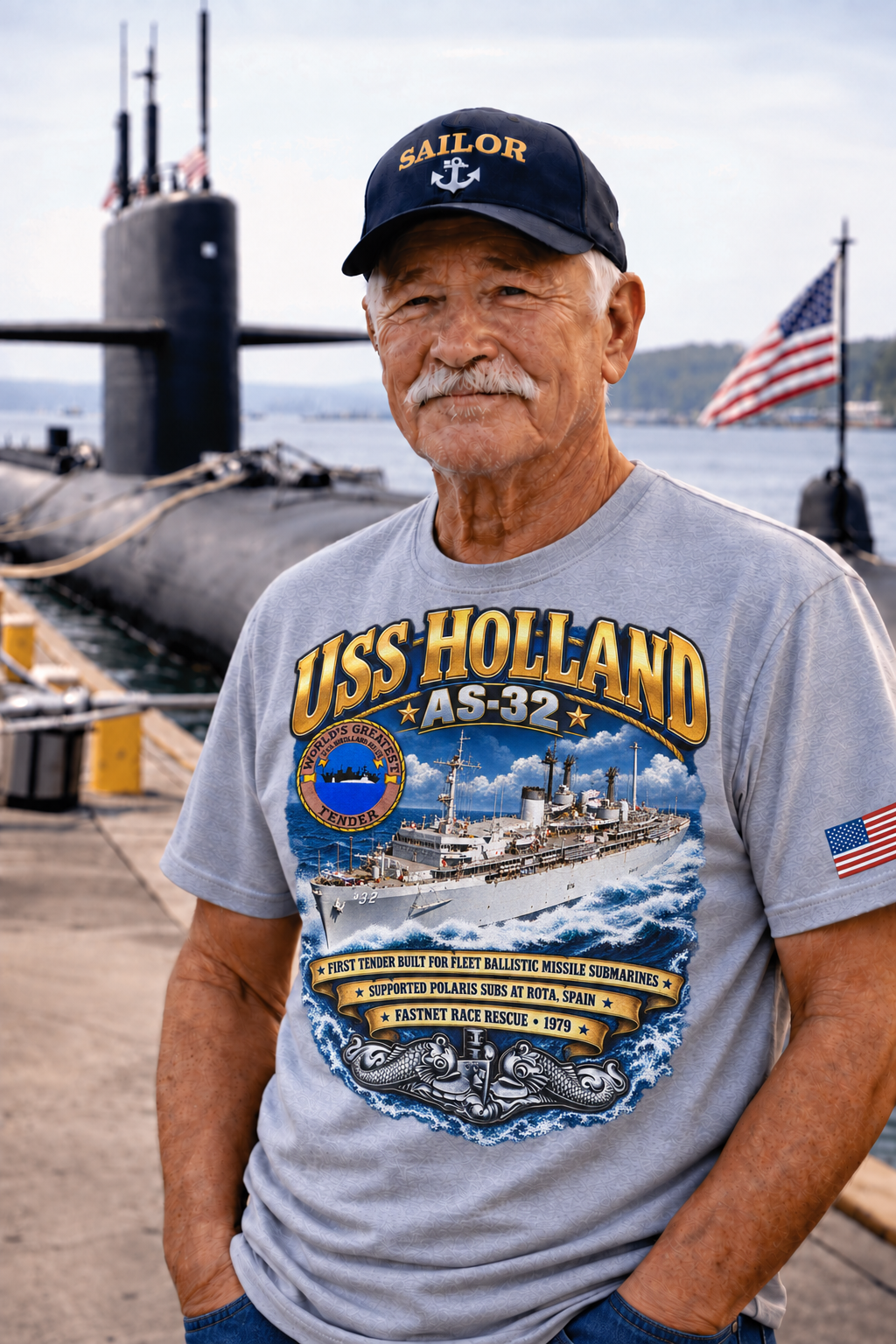 USS Holland AS -32 Dynamic Clothing