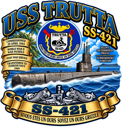 USS TRUTTA SS  - 451 Dynamic Clothing