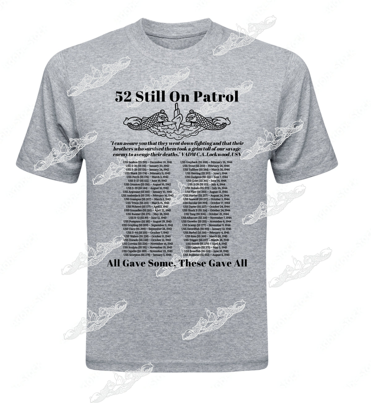 52 Still On Patrol :  Clothing