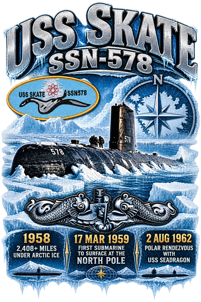 USS Skate SSN-578 Dynamic Clothing
