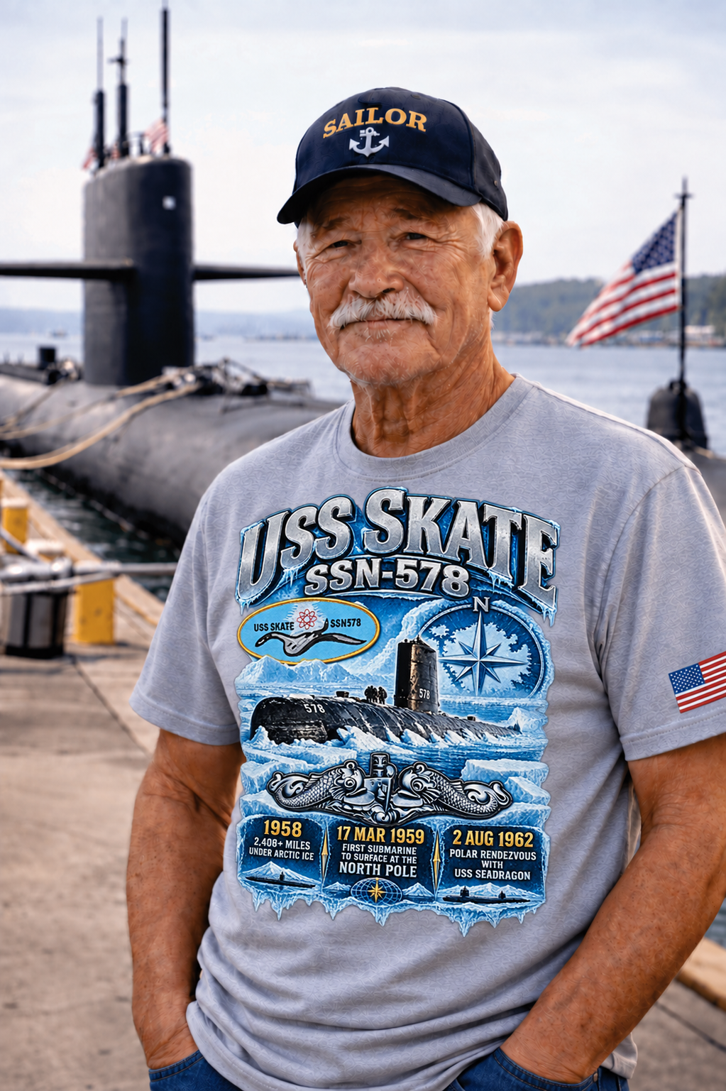 USS Skate SSN-578 Dynamic Clothing