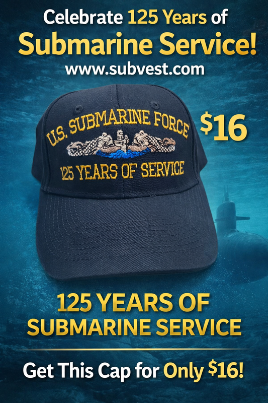 125 Years OF Submarine Service BALLCAP