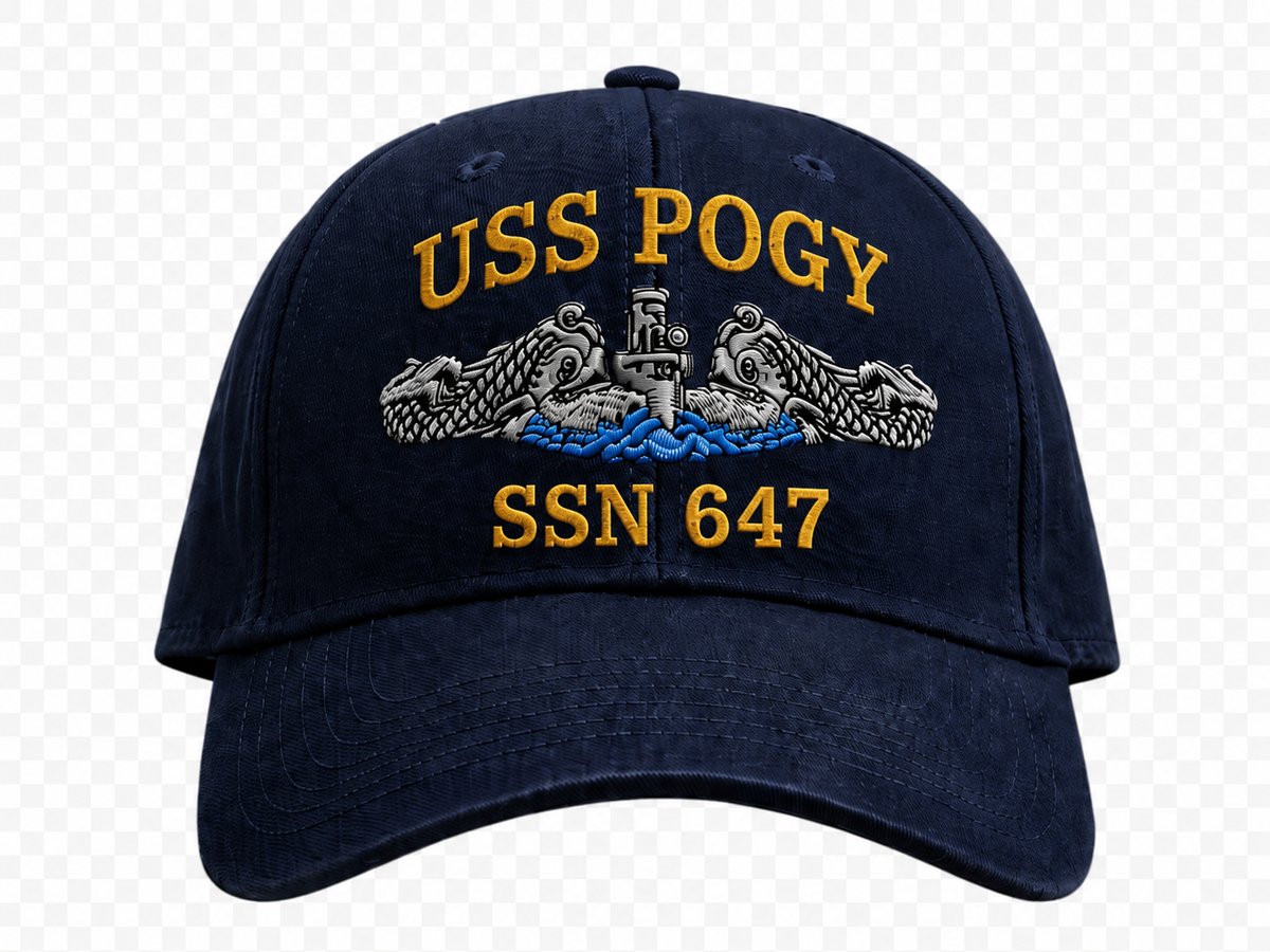 USS POGY 647 BALLCAP - CUSTOM OPTIONS