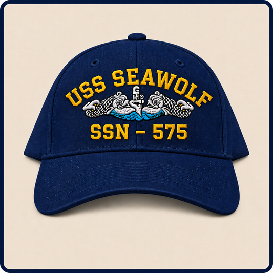 USS SEAWOLF SSN-575 HAT approved boat mockup