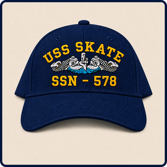 USS SKATE SSN-578 HAT approved boat mockup