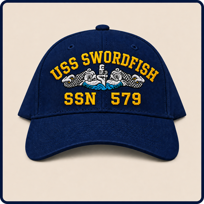 USS SWORDFISH SSN-579 HAT approved boat mockup