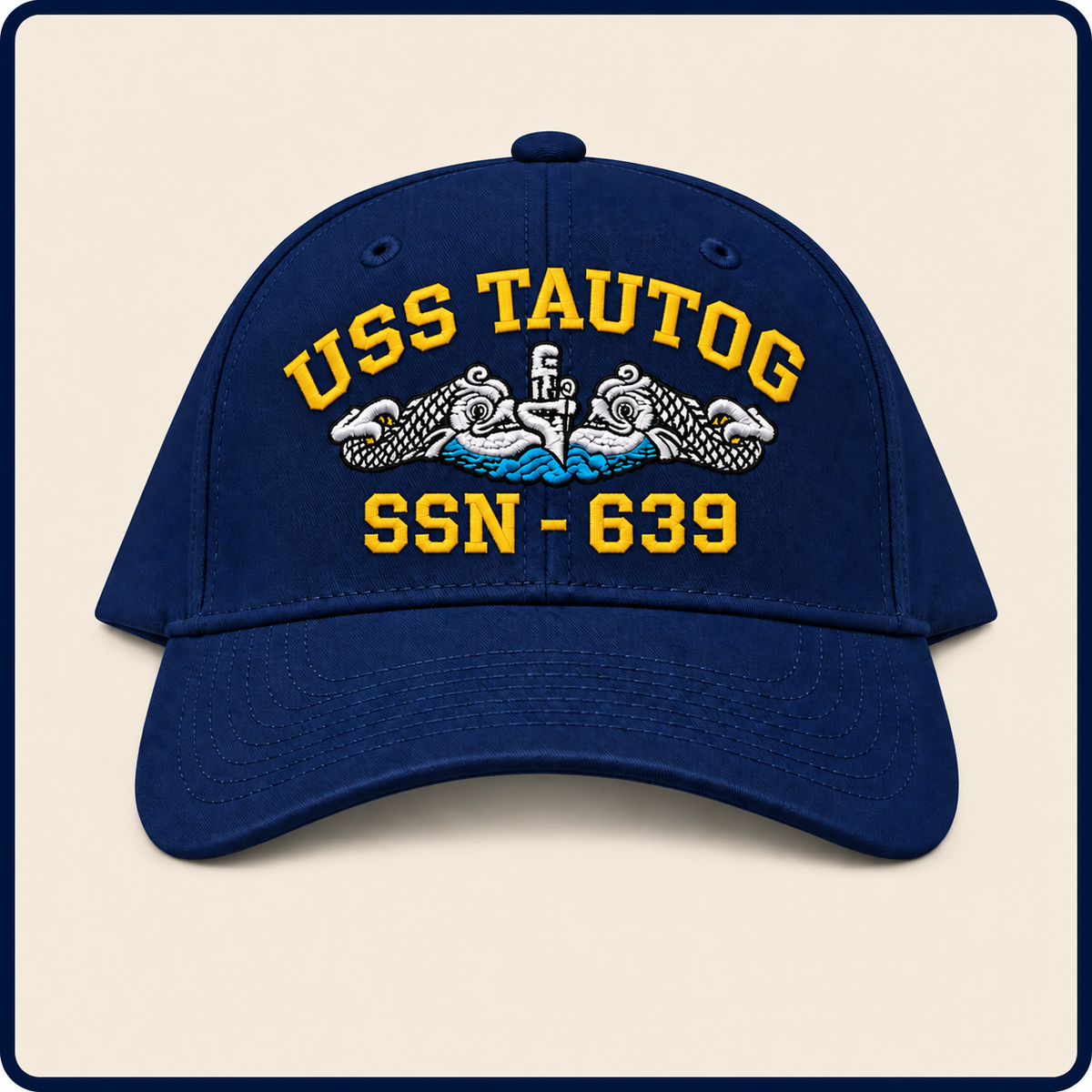 USS TAUTOG SSN-639 HAT approved boat mockup