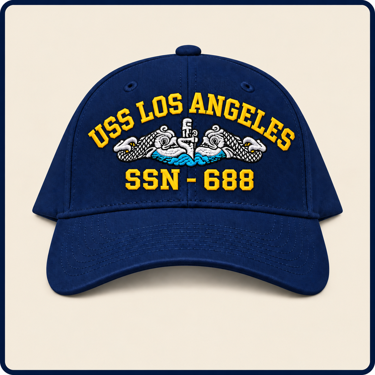 USS LOS ANGELES SSN-688 HAT approved boat mockup