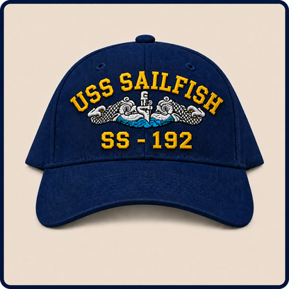 USS SAILFISH SS-192 HAT approved boat mockup