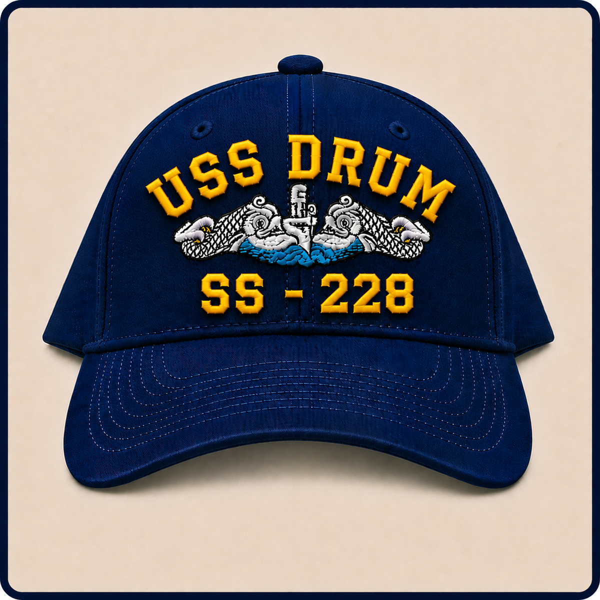 USS DRUM SS-228 HAT approved boat mockup