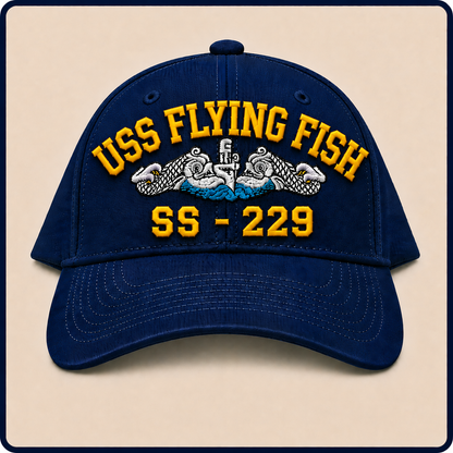 USS FLYING FISH SS-229 HAT approved boat mockup