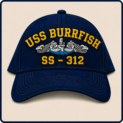USS BURRFISH SS-312 HAT approved boat mockup
