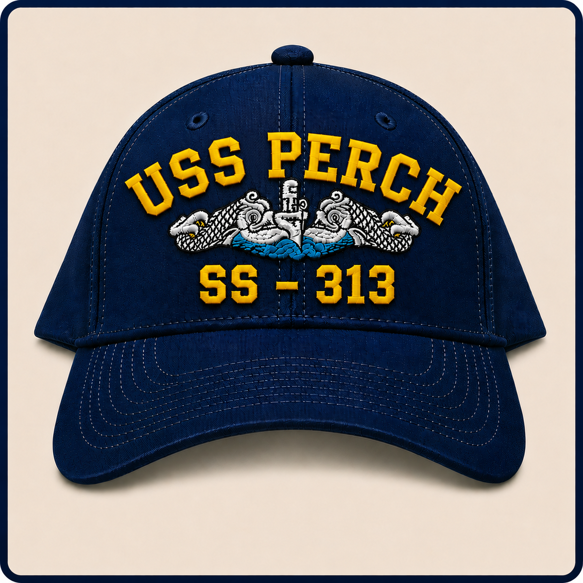 USS PERCH SS-313 HAT approved boat mockup