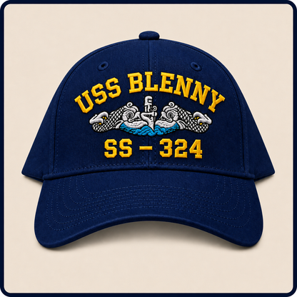 USS BLENNY SS-324 HAT approved boat mockup