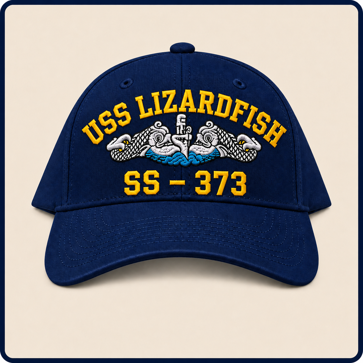 USS LIZARDFISH SS-373 HAT approved boat mockup