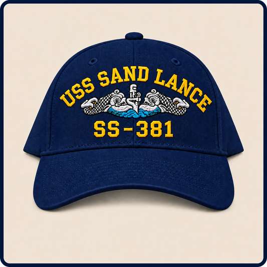 USS SAND LANCE SS-381 HAT approved boat mockup