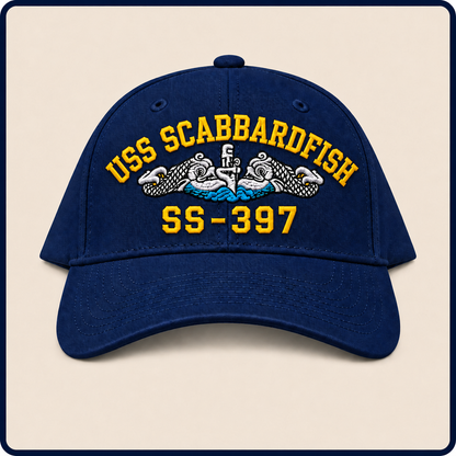 USS SCABBARDFISH SS-397 HAT approved boat mockup