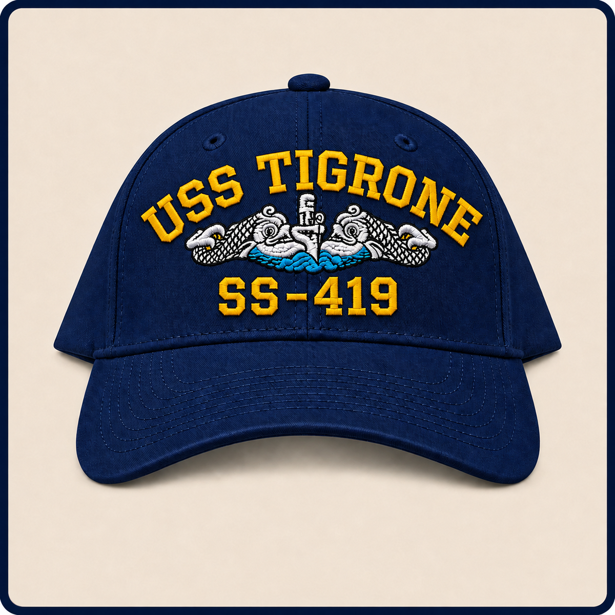 USS TIGRONE SS-419 HAT approved boat mockup