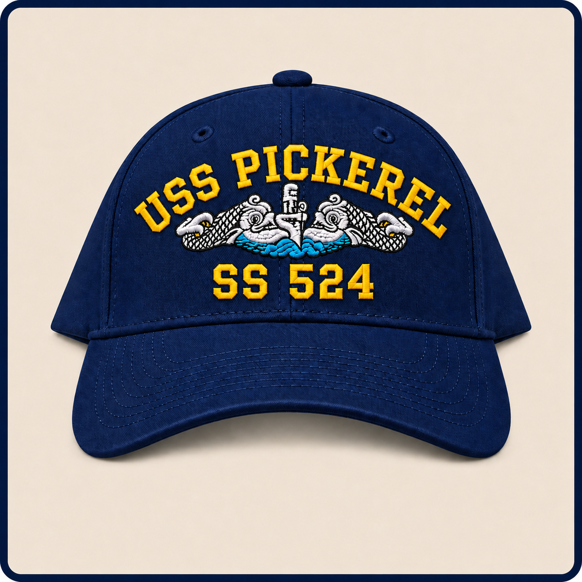 USS PICKEREL SS-524 HAT approved boat mockup