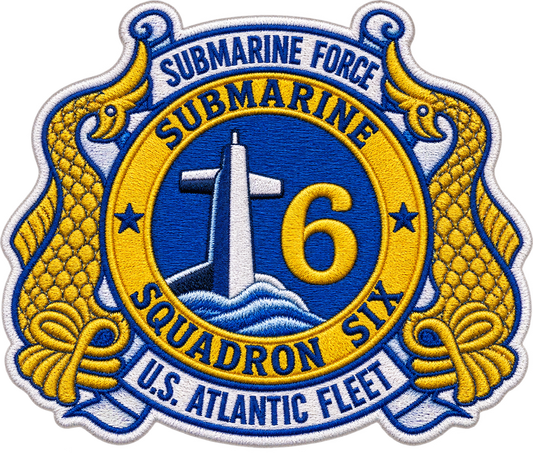 SUBMARINE SQUADRON SIX / SUBRON 6 PATCH
