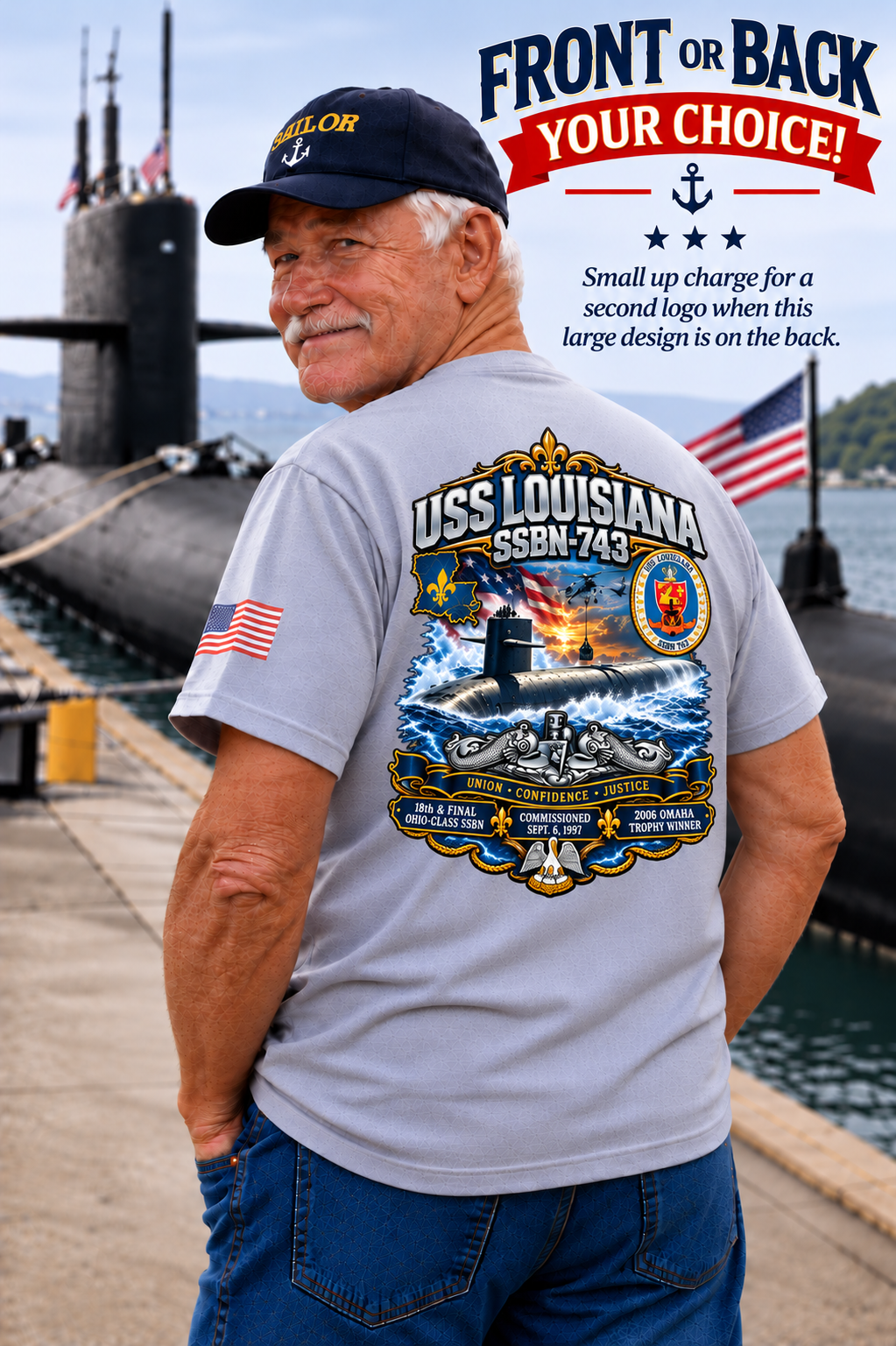 USS Louisiana SSBN-743 Dynamic Clothing