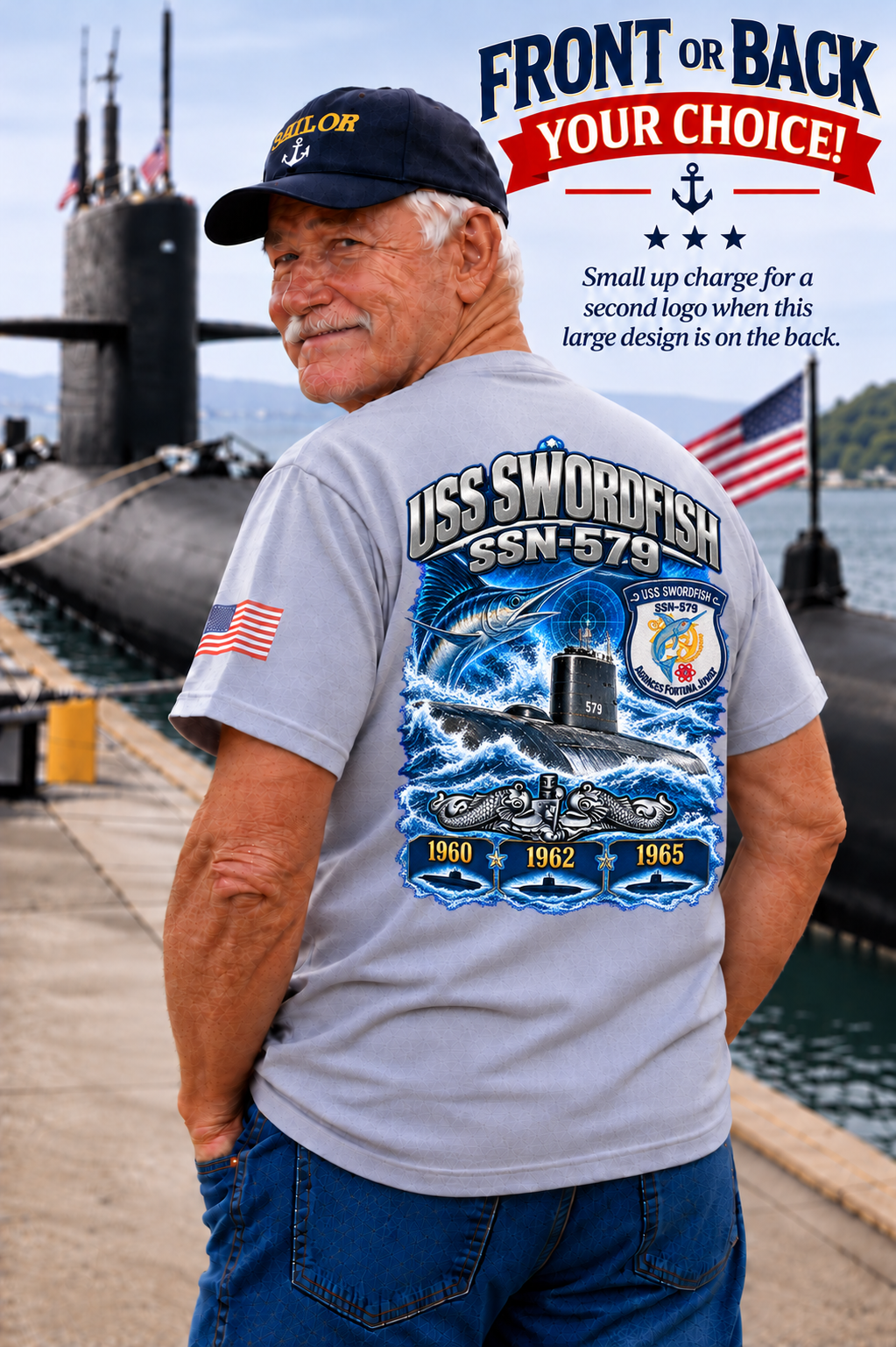 USS Swordfish SSN-579 Dynamic Clothing