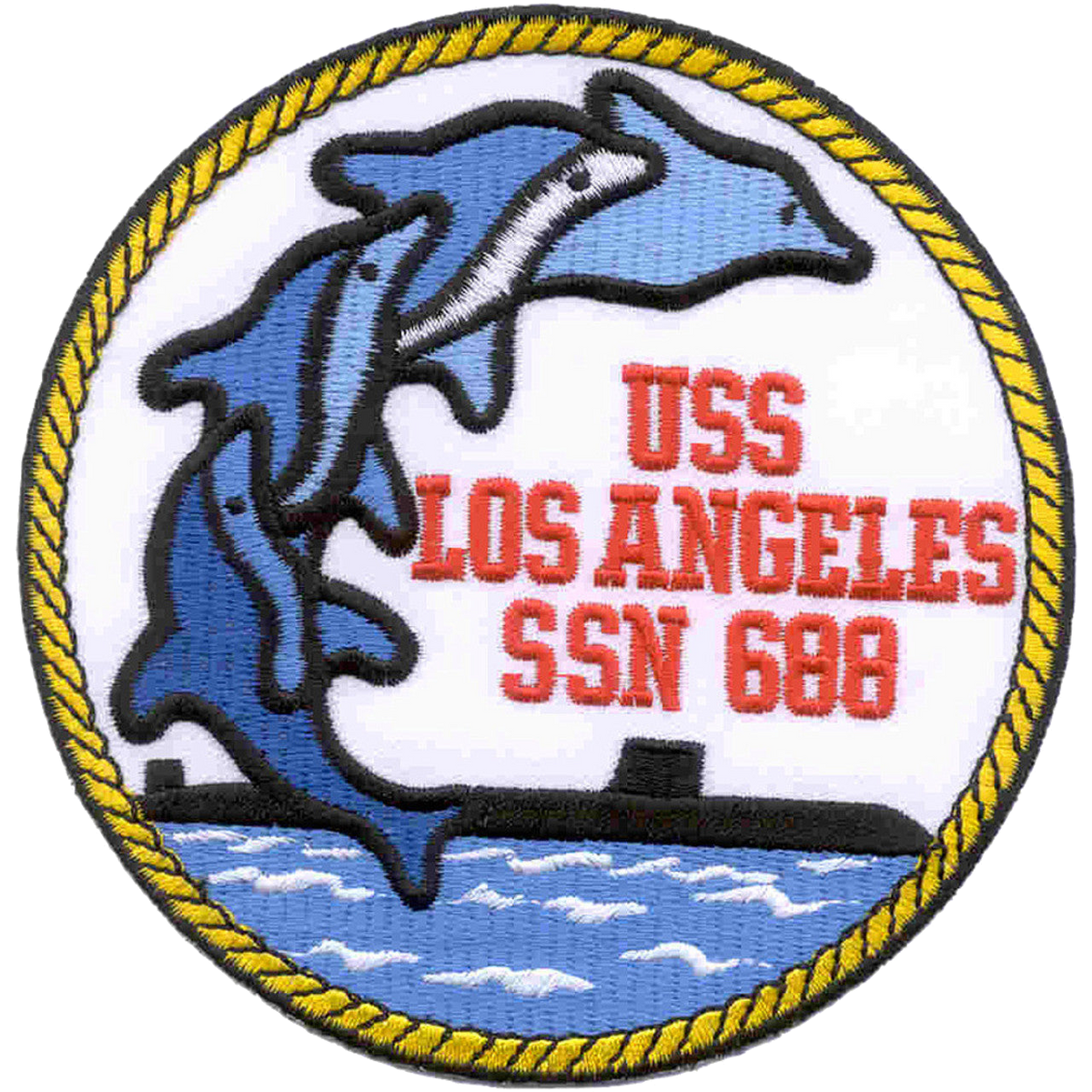 USS LOS ANGELES SSN 688 PATCH
